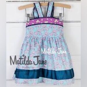 Matilda Jane 12Y pontoon swing halter top It’s a Wonderful Parade collection